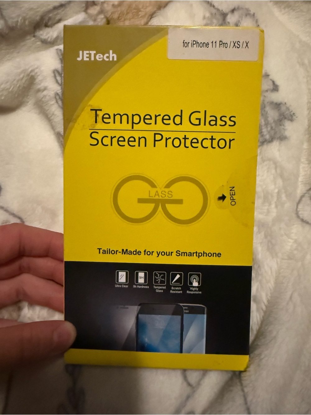 2 pkg iPhone 11 Pro/ XS/ X screen protector